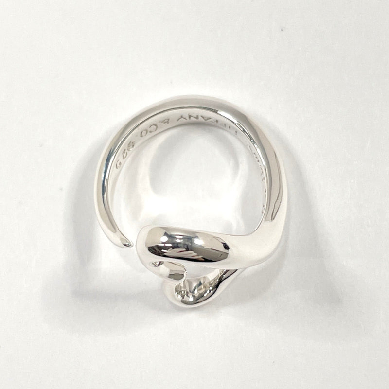 TIFFANY&Co. Ring Open heart Elsa Peretti Silver925 #8(JP Size) Silver Women Used