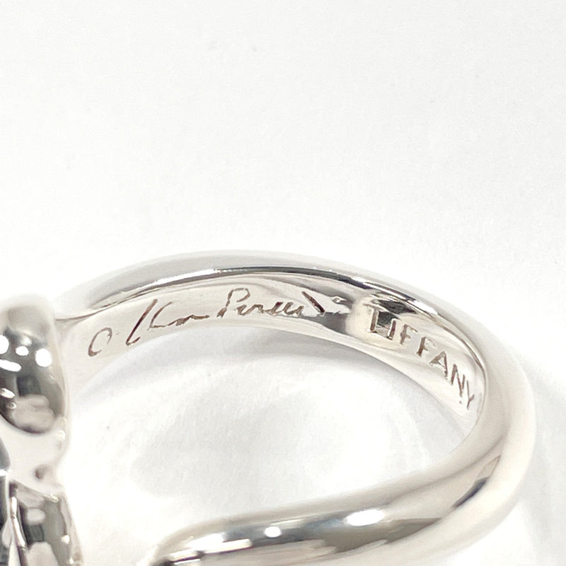 TIFFANY&Co. Ring Open heart Elsa Peretti Silver925 #8(JP Size) Silver Women Used