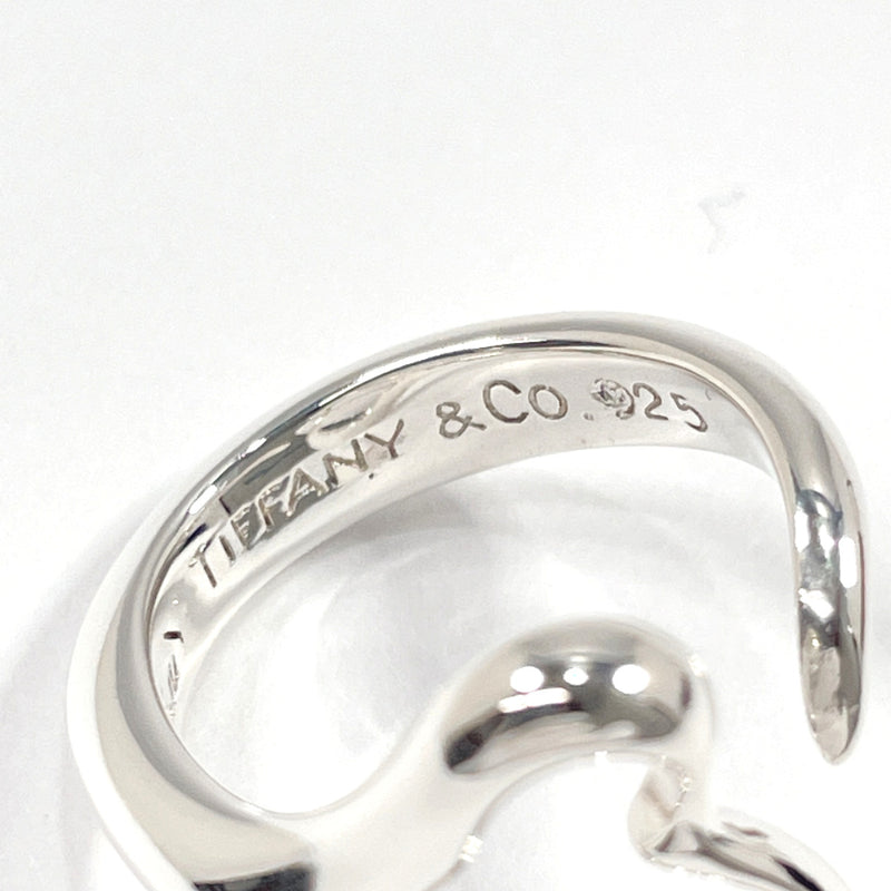 TIFFANY&Co. Ring Open heart Elsa Peretti Silver925 #8(JP Size) Silver Women Used