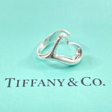 TIFFANY&Co. Ring Open heart Elsa Peretti Silver925 #10(JP Size) Silver Women Used