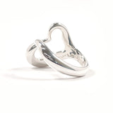 TIFFANY&Co. Ring Open heart Elsa Peretti Silver925 #US 5 1/4 Silver Women Second hand