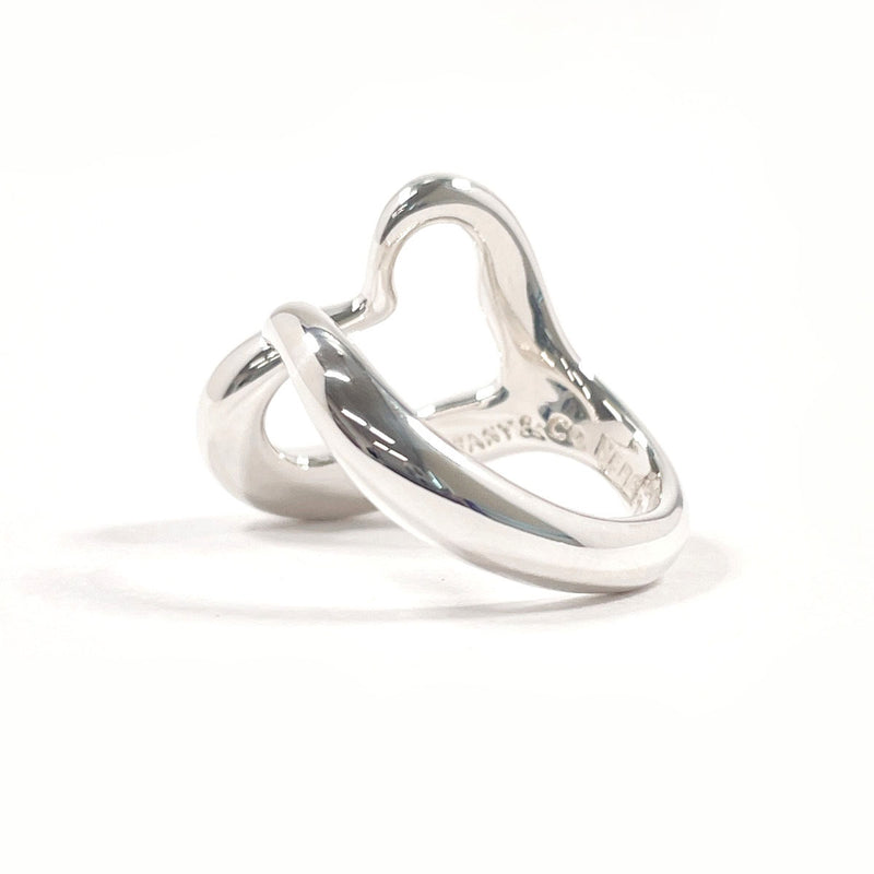 TIFFANY&Co. Ring Open heart Elsa Peretti Silver925 #US 5 1/4 Silver Women Second hand