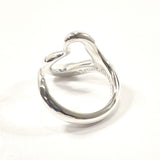 TIFFANY&Co. Ring Open heart Elsa Peretti Silver925 #10(JP Size) Silver Women Used