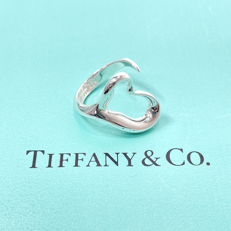 TIFFANY&Co. Ring Open heart Elsa Peretti Silver925 #US 5 1/2 Silver Women Second hand