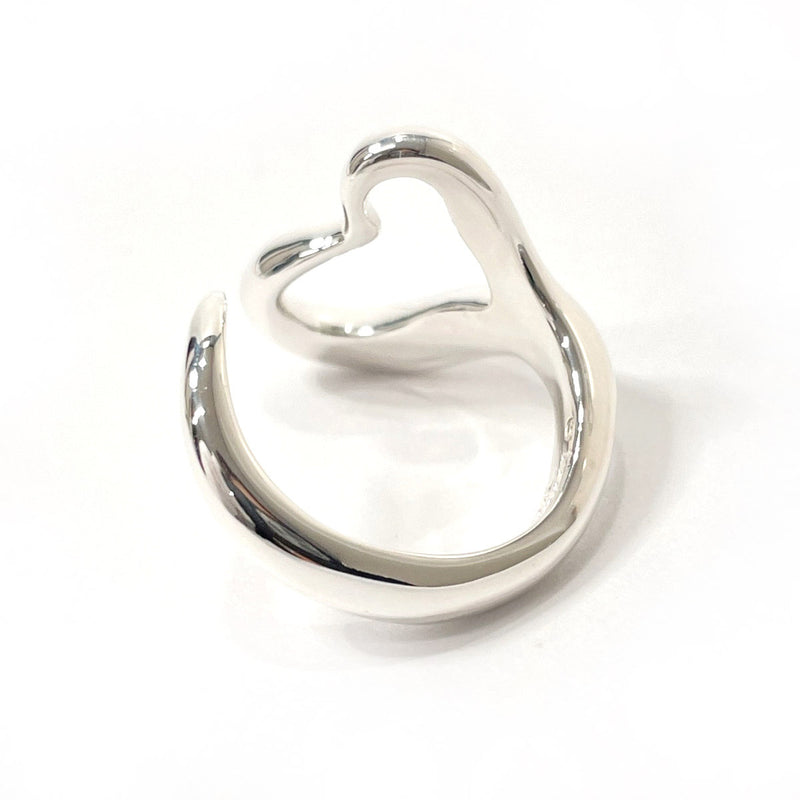 TIFFANY&Co. Ring Open heart Elsa Peretti Silver925 #US 5 1/2 Silver Women Second hand