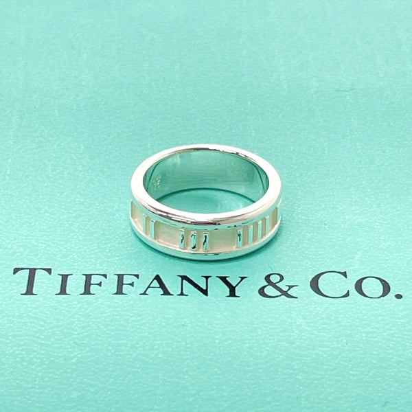 TIFFANY&Co. Ring Atlas Silver925 #8(JP Size) Silver Women Used