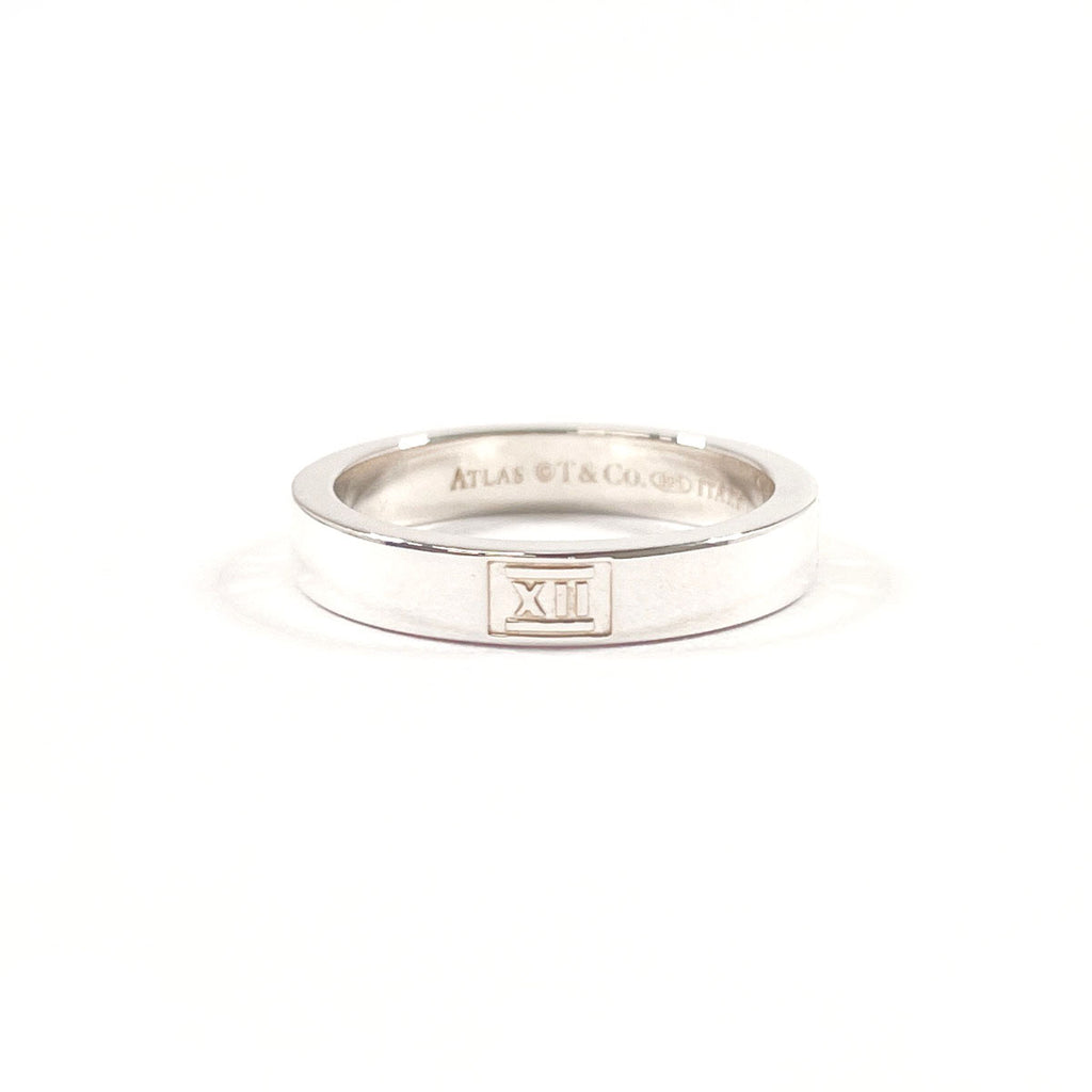 TIFFANY&Co.【美品】アトラスカーブエッジリング　SV925 約14号 TIFFANY&Co.【美品】アトラスカーブエッジリング SV925 約14号