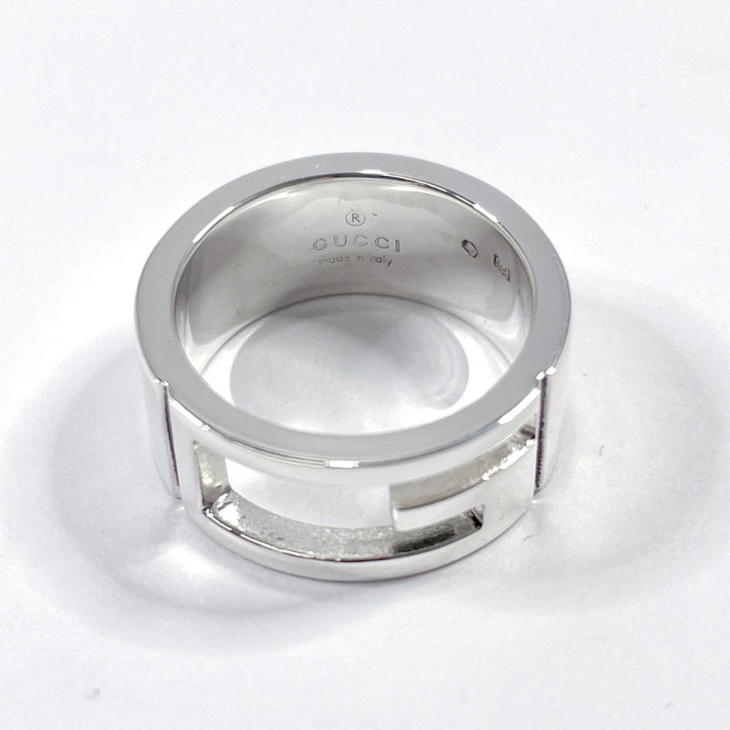 GUCCI Ring Branded Cutout G Silver925 #8.5(JP Size) Silver Women Used