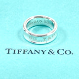 TIFFANY&Co. Ring 1837 Silver925 #US 4 3/4 Silver Women Second hand