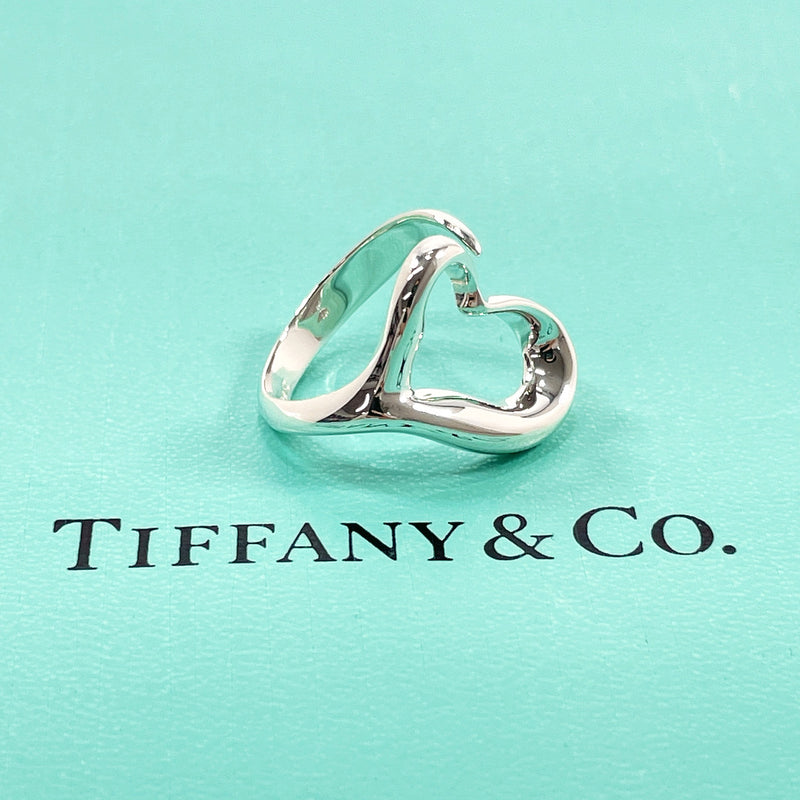 TIFFANY&Co. Ring Open heart Elsa Peretti Silver925 #10(JP Size) Silver Women Used