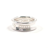 TIFFANY&Co. Ring 1837 Silver925 #US 4 1/2 Silver Women Second hand