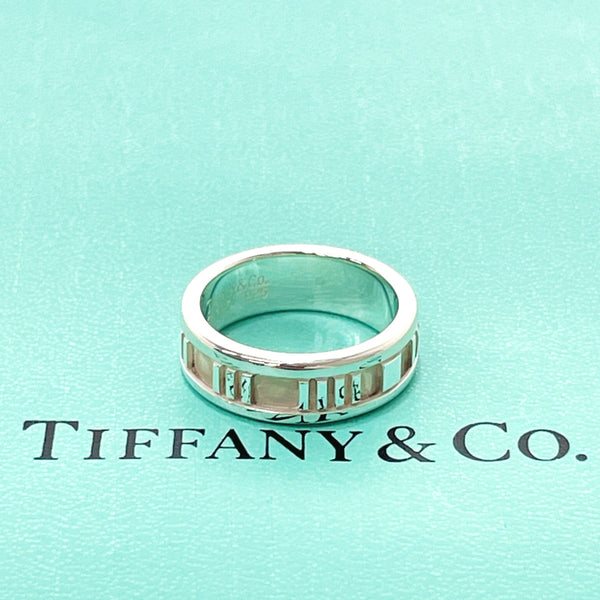 TIFFANY&Co. Ring Atlas Silver925 #11(JP Size) Silver Women Used