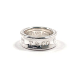 TIFFANY&Co. Ring 1837 Silver925 #US 4 1/2 Silver Women Second hand