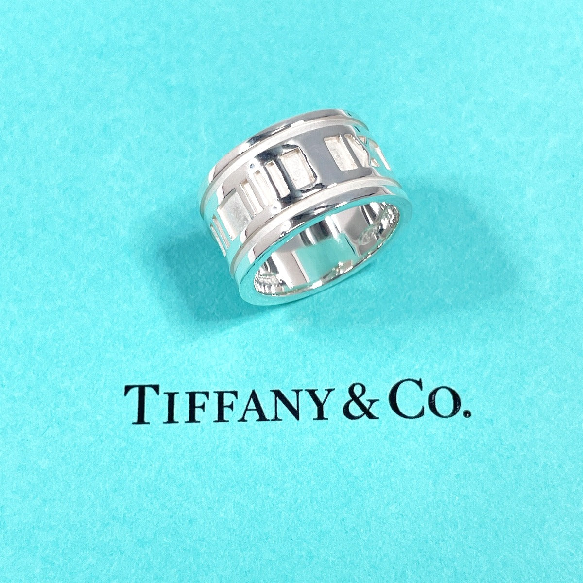 TIFFANY&Co. Ring Atlas Silver925 #US 6 3/4 Silver unisex Second