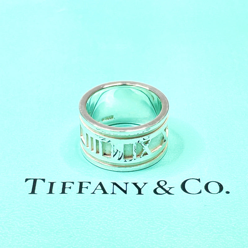 TIFFANY&Co. Ring Atlas Silver925 #14(JP Size) Silver Women Used