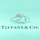 TIFFANY&Co. Ring Open heart Elsa Peretti Silver925 #7(JP Size) Silver Women Used