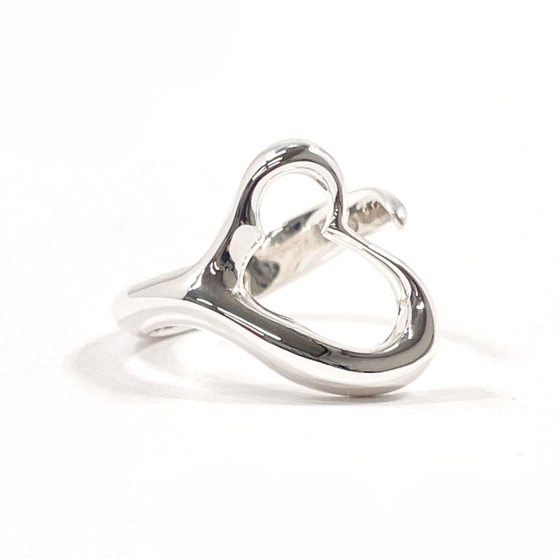 TIFFANY&Co. Ring Open heart Elsa Peretti Silver925 #US 4 3/4 Silver Women Second hand