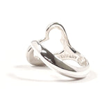 TIFFANY&Co. Ring Open heart Elsa Peretti Silver925 #US 4 3/4 Silver Women Second hand