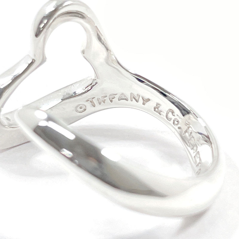 TIFFANY&Co. Ring Open heart Elsa Peretti Silver925 #US 4 3/4 Silver Women Second hand