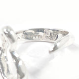 TIFFANY&Co. Ring Open heart Elsa Peretti Silver925 #US 4 3/4 Silver Women Second hand