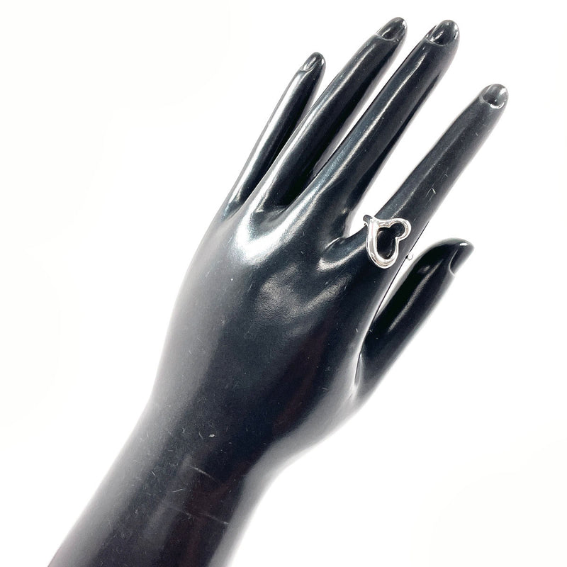 TIFFANY&Co. Ring Open heart Elsa Peretti Silver925 #US 4 3/4 Silver Women Second hand