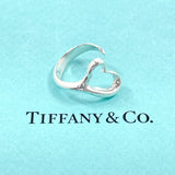 TIFFANY&Co. Ring Open heart Elsa Peretti Silver925 #US 4 3/4 Silver Women Second hand