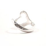TIFFANY&Co. Ring Open heart Elsa Peretti Silver925 #US 4 3/4 Silver Women Second hand
