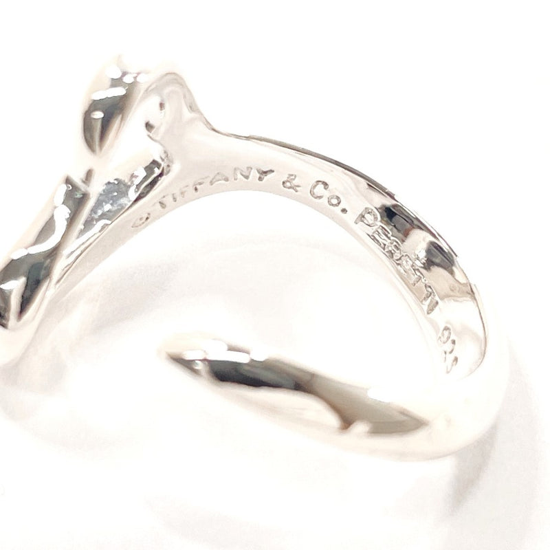 TIFFANY&Co. Ring Open heart Elsa Peretti Silver925 #9(JP Size) Silver Women Used