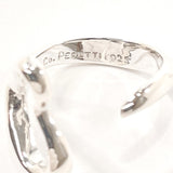 TIFFANY&Co. Ring Open heart Elsa Peretti Silver925 #9(JP Size) Silver Women Used