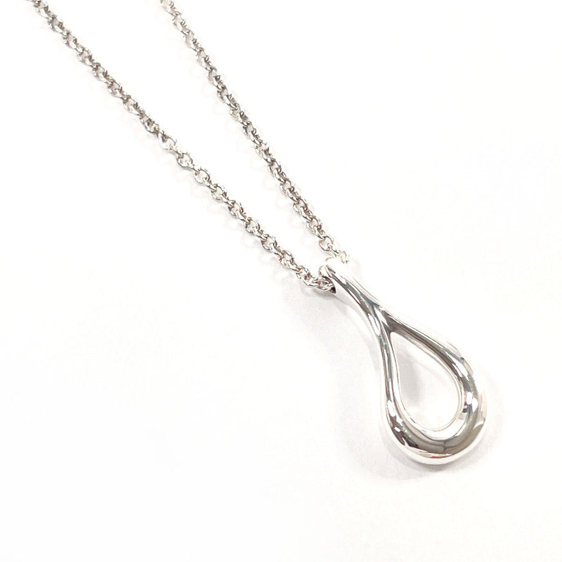 TIFFANY&Co. Necklace open teardrop Elsa Peretti Silver925 Silver Women Used