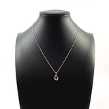 TIFFANY&Co. Necklace open teardrop Elsa Peretti Silver925 Silver Women Used