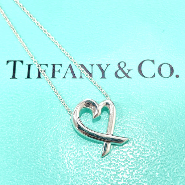 TIFFANY&Co. Necklace Loving heart Paloma Picasso Silver925 Silver Women Used