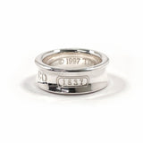 TIFFANY&Co. Ring 1837 Medium Silver925 #US 4 1/2 Silver Women Second hand