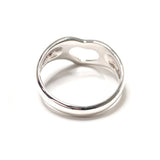 TIFFANY&Co. Ring Open heart Elsa Peretti Silver925 #9(JP Size) Silver Women Used