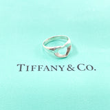 TIFFANY&Co. Ring Open heart Elsa Peretti Silver925 #9(JP Size) Silver Women Used