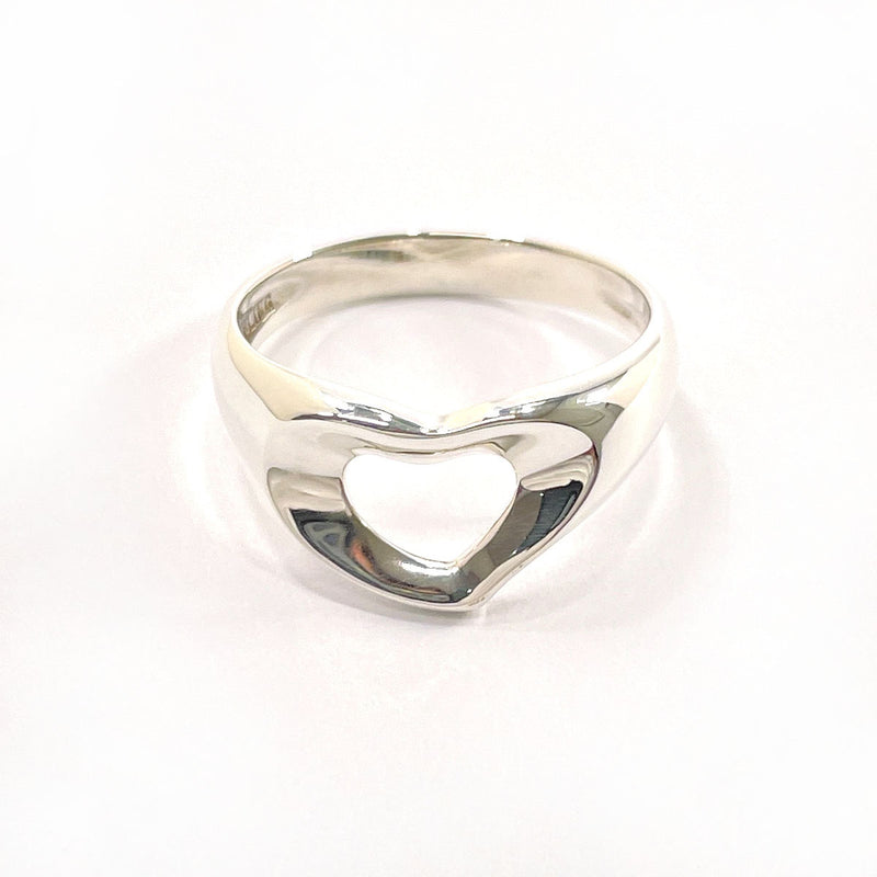 TIFFANY&Co. Ring Open heart Elsa Peretti Silver925 #9(JP Size) Silver Women Used