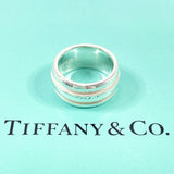 TIFFANY&Co. Ring Atlas grooved Double line Silver925 #10(JP Size) Silver Women Used