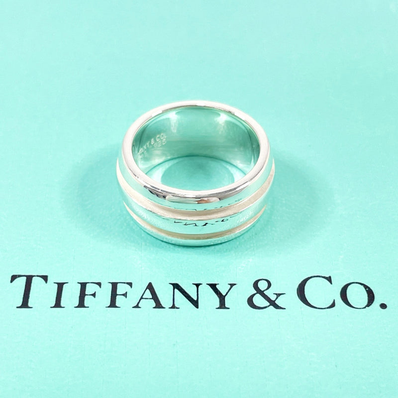 TIFFANY&Co. Ring Atlas grooved Double line Silver925 #10(JP Size) Silver Women Used