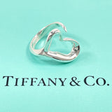 TIFFANY&Co. Ring Open heart Elsa Peretti Silver925 #9(JP Size) Silver Women Used