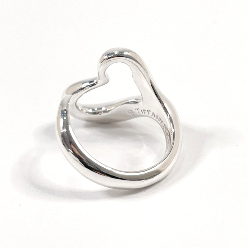 TIFFANY&Co. Ring Open heart Elsa Peretti Silver925 #9(JP Size) Silver Women Used