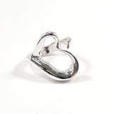 TIFFANY&Co. Ring Open heart Elsa Peretti Silver925 #US 4 Silver Women Second hand
