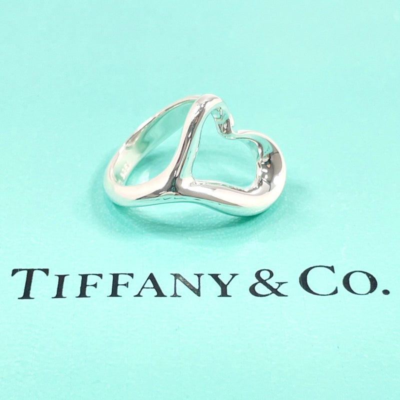 TIFFANY&Co. Ring Open heart Elsa Peretti Silver925 #7(JP Size) Silver Women Used