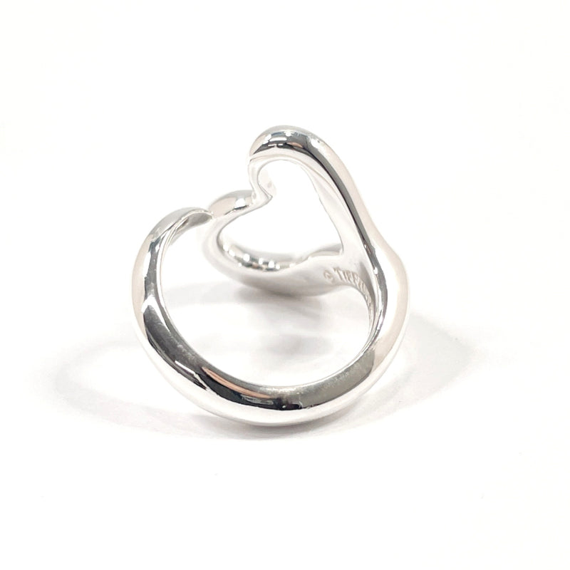 TIFFANY&Co. Ring Open heart Elsa Peretti Silver925 #7(JP Size) Silver Women Used