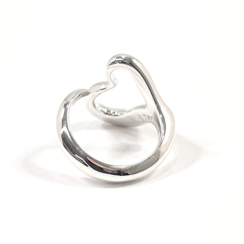 TIFFANY&Co. Ring Open heart Elsa Peretti Silver925 #US 4 Silver Women Second hand