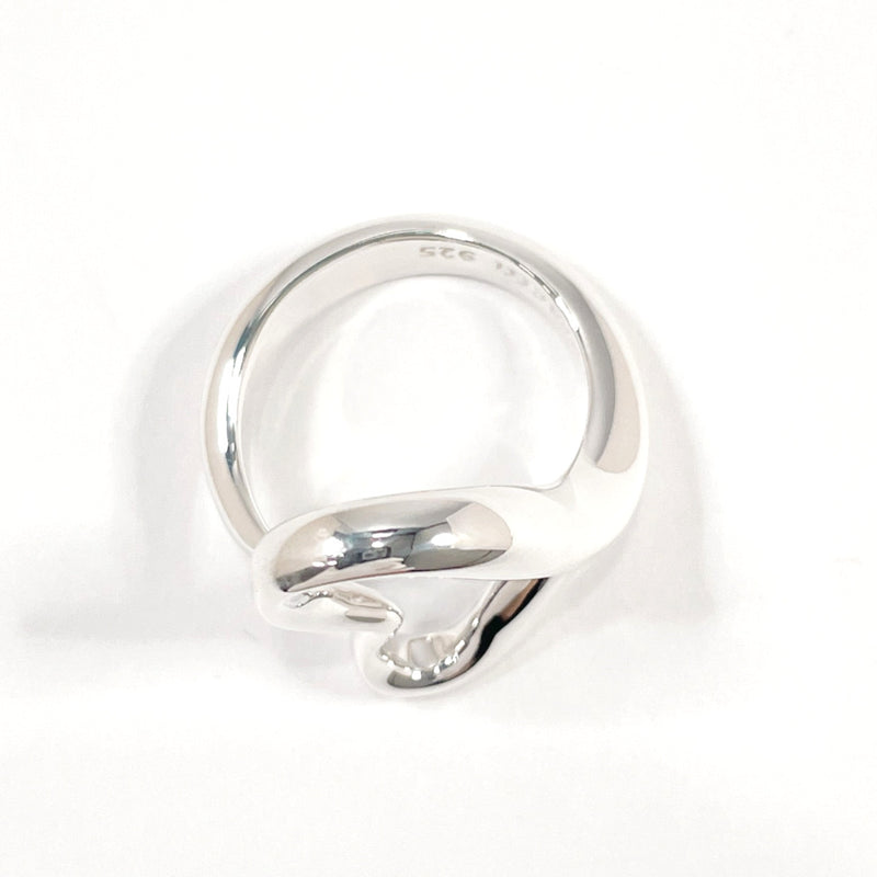 TIFFANY&Co. Ring Open heart Elsa Peretti Silver925 #7(JP Size) Silver Women Used