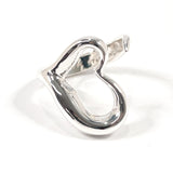 TIFFANY&Co. Ring Open heart Elsa Peretti Sterling Silver #US 4 1/2 Silver Women Second hand