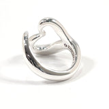 TIFFANY&Co. Ring Open heart Elsa Peretti Sterling Silver #8(JP Size) Silver Women Used