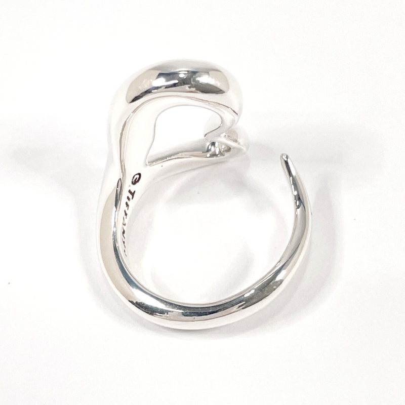 TIFFANY&Co. Ring Open heart Elsa Peretti Sterling Silver #US 4 1/2 Silver Women Second hand