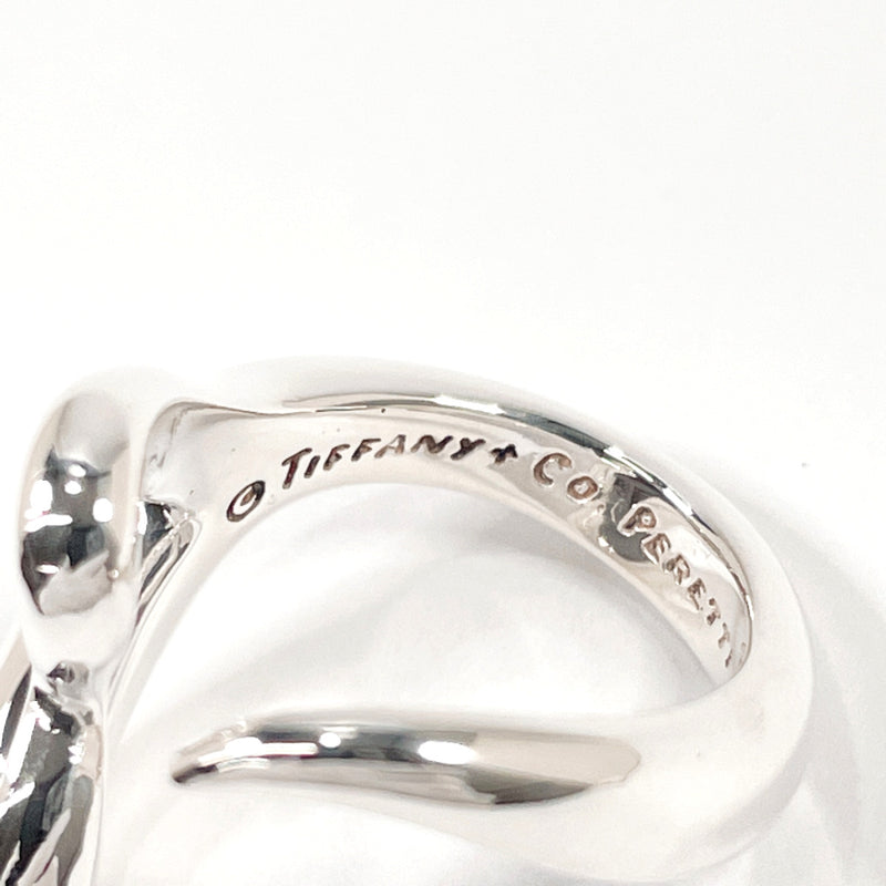 TIFFANY&Co. Ring Open heart Elsa Peretti Sterling Silver #US 4 1/2 Silver Women Second hand