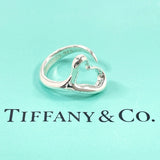 TIFFANY&Co. Ring Open heart Elsa Peretti Silver925 #12(JP Size) Silver Women Used